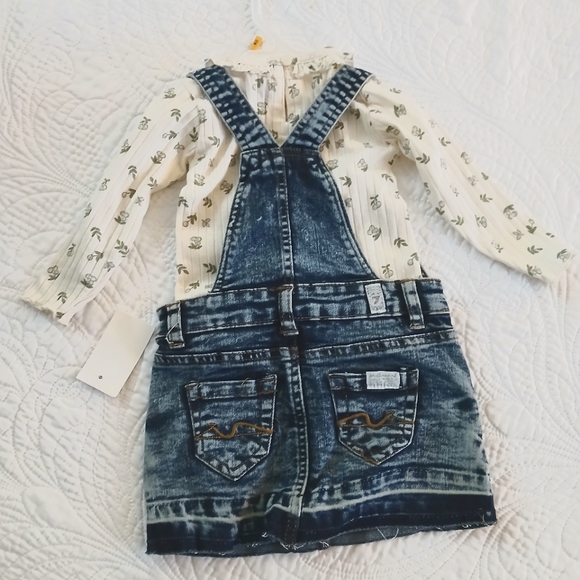 7 FOR ALL MANKIND ADORABLE DENIM TODDLER 2 PIECE SET - Picture 4 of 7